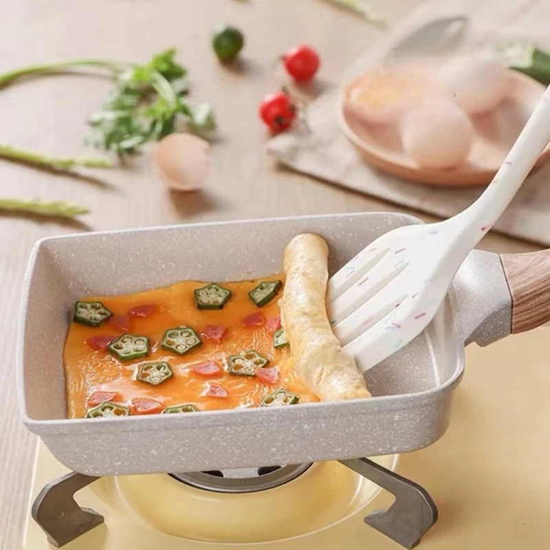 Mini Pancake Griddle - ミニポットパンケーキステーキフライパンスクエアメディカルストーンフライパンエッグロール型パンガスコンロ家庭用キッチンツール