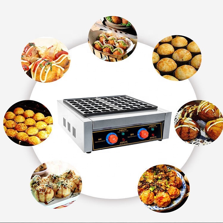 Takoyaki Grill Plate - 電気魚団子焼き器、二プレートコンロ、たこ焼き器
