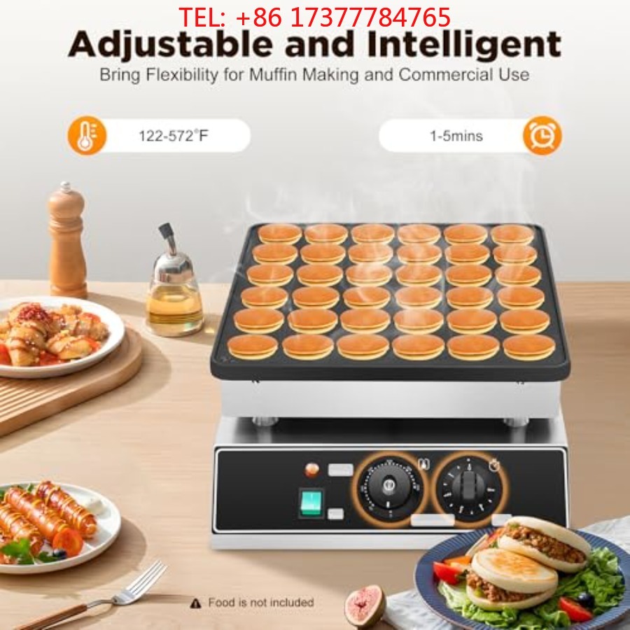 業務用食品焼き機 36穴グリドル ダッチミニパンケーキ製造用 - Mini Pancake Griddle のレビューと価格