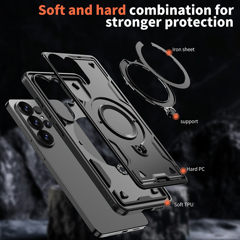 360 °   回転スタンド付き耐衝撃スマホケース Sams - Taco Stand Holder のレビューと価格